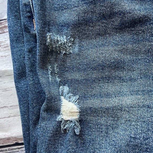 Skater Girl Denim Joggers- Medium Wash - Picture 4 of 13